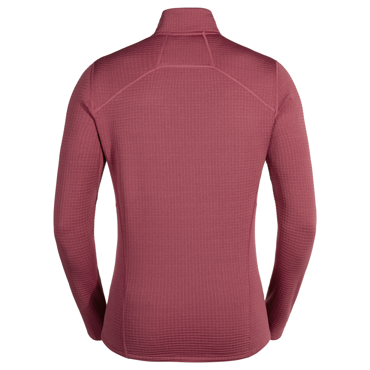 Kovri Men's Merino Grid Jacket — Earth Red