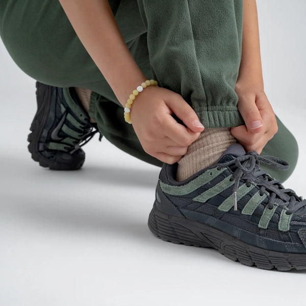 Auro Kid's Fleece Pants — Thyme Green