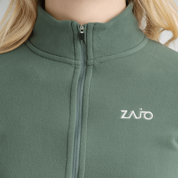 Auro Women's Fleece Zip Top — Light Beige