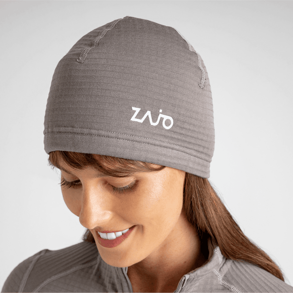 Kovri Merino Grid Beanie — Taupe Beige