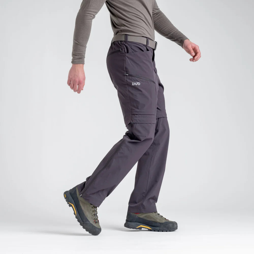 Pado Men's Zip-Off Pants — Espresso